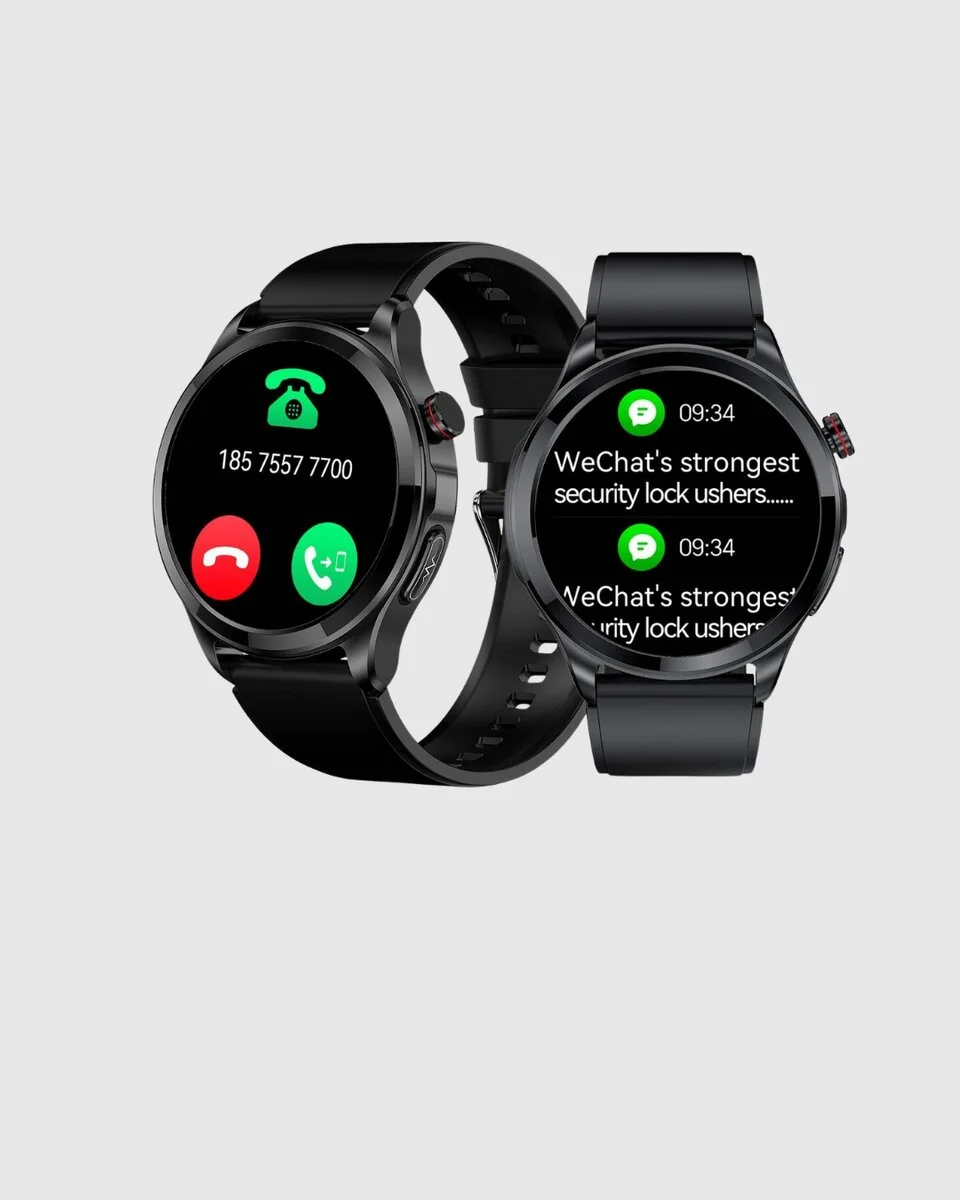 AMOLED Ekranlı Smartwatch – 3 Kordonlu Kalp Atış & Uyku Takipli Akıllı Saat