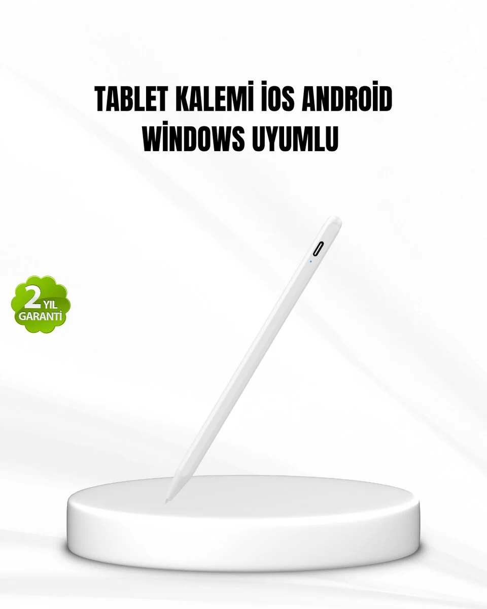 Akıllı Dokunmatik Kalem – Type-C Şarjlı Manyetik Apple Pencil Alternatifi Stylus Pen