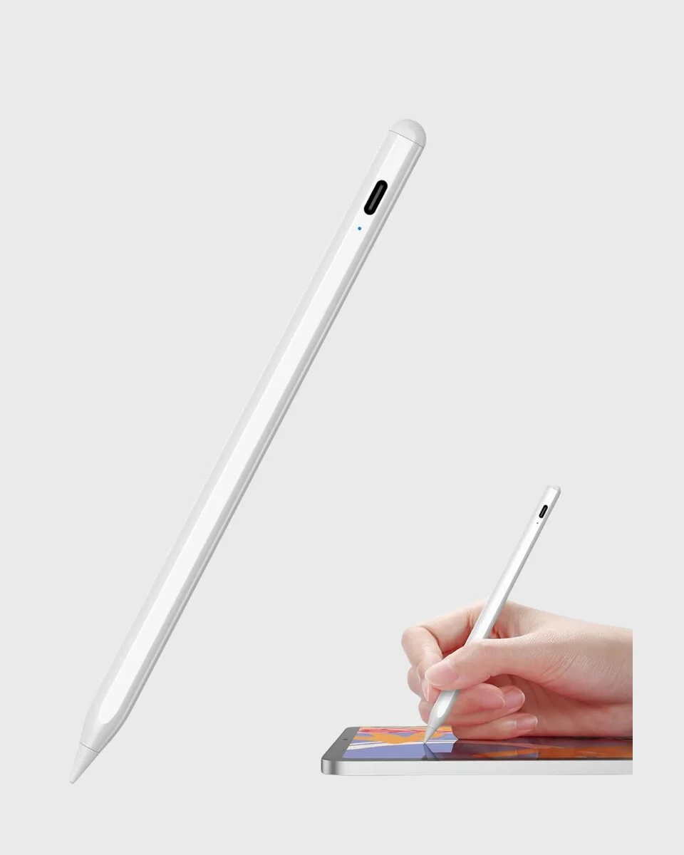 Manyetik Dokunmatik Kalem – Bluetooth Gerektirmeyen Type-C Şarjlı iPad ve Android Uyumlu Hassas Stylus