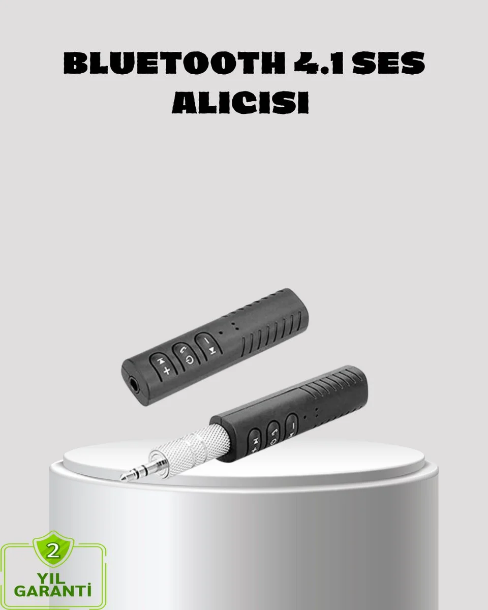 Kablosuz Bluetooth Ses Adaptörü 4.1 Teknolojili ve 10m Menzilli
