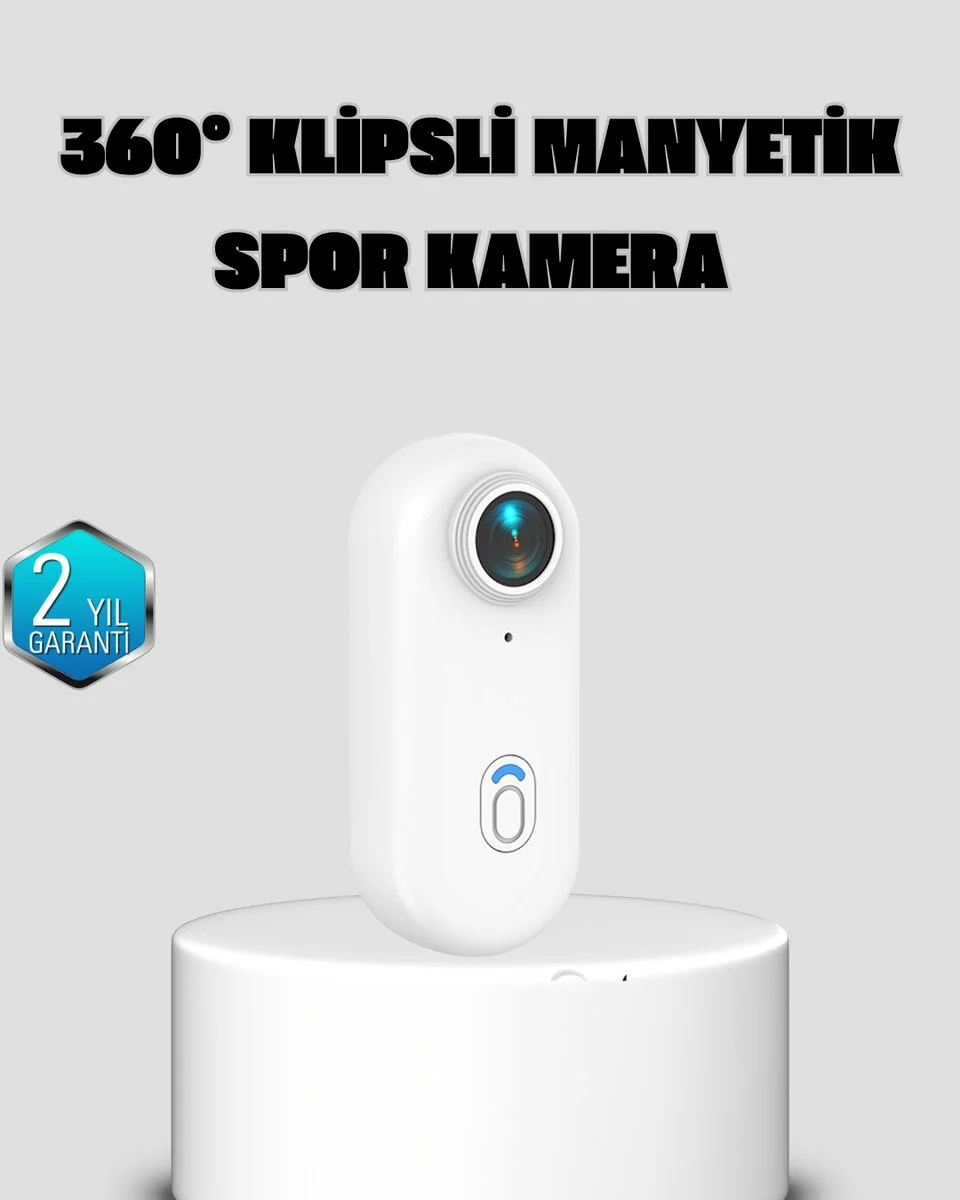 Kompakt 1080P Aksiyon Kamerası Suya Dayanıklı WiFi ve 120° Geniş Açı