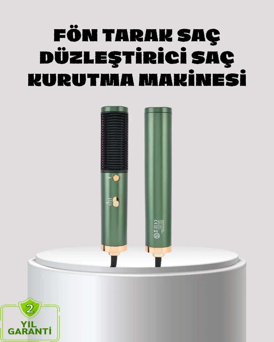 Güçlü İyonik Saç Kurutma Makinesi 3 Kademeli Isı ve 360° Dönebilen Kablo