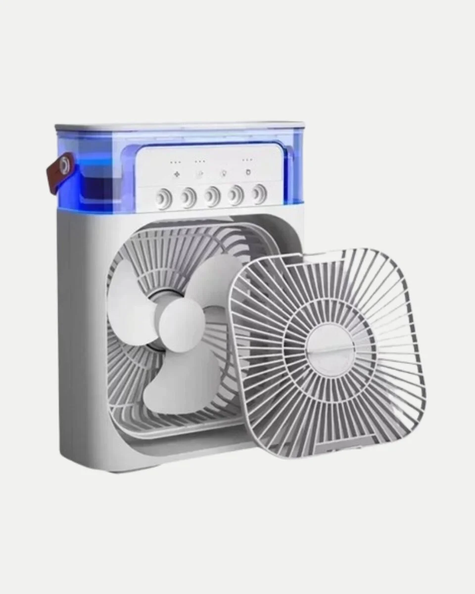 Taşınabilir Mini Klima Fan 3’ü 1 Arada Soğutucu Nemlendirici ve Gece Lambası