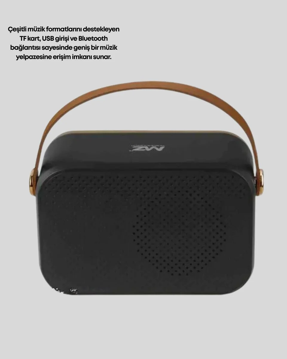 Klasik Retro Radyo – Bluetooth Destekli FM Özellikli Şarjlı Hoparlör