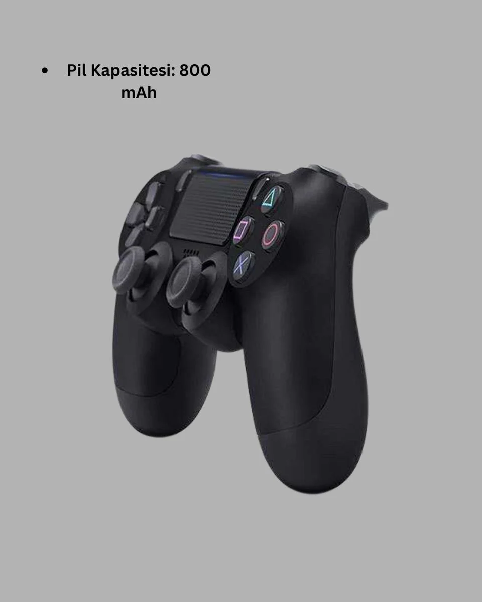 PS4 Uyumlu Kablosuz Oyun Kolu – Gerçekçi Titreşimli Geri Bildirim