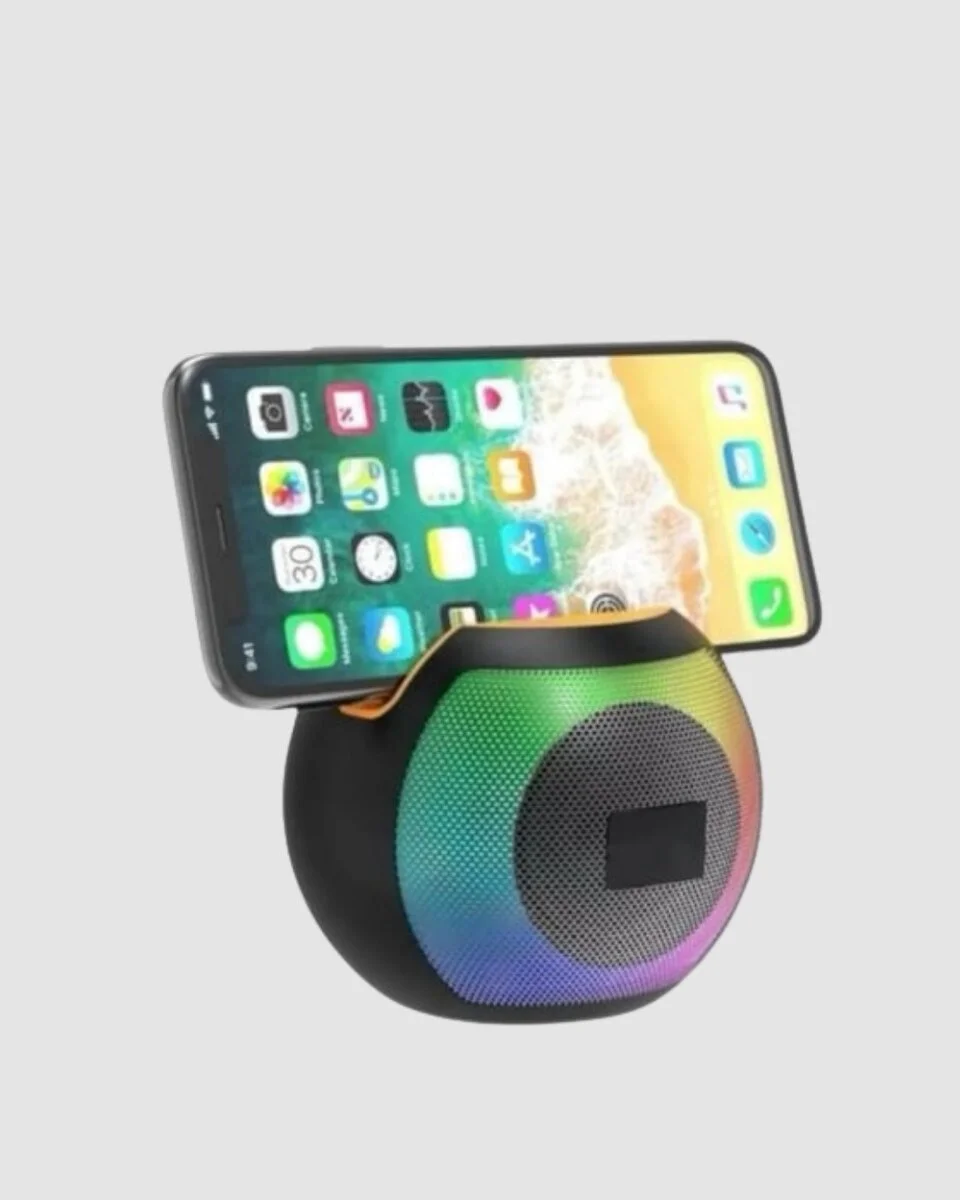 Bluetooth 5.0 Hoparlör – RGB Işıklı Güçlü Bas ve 360° Surround Ses