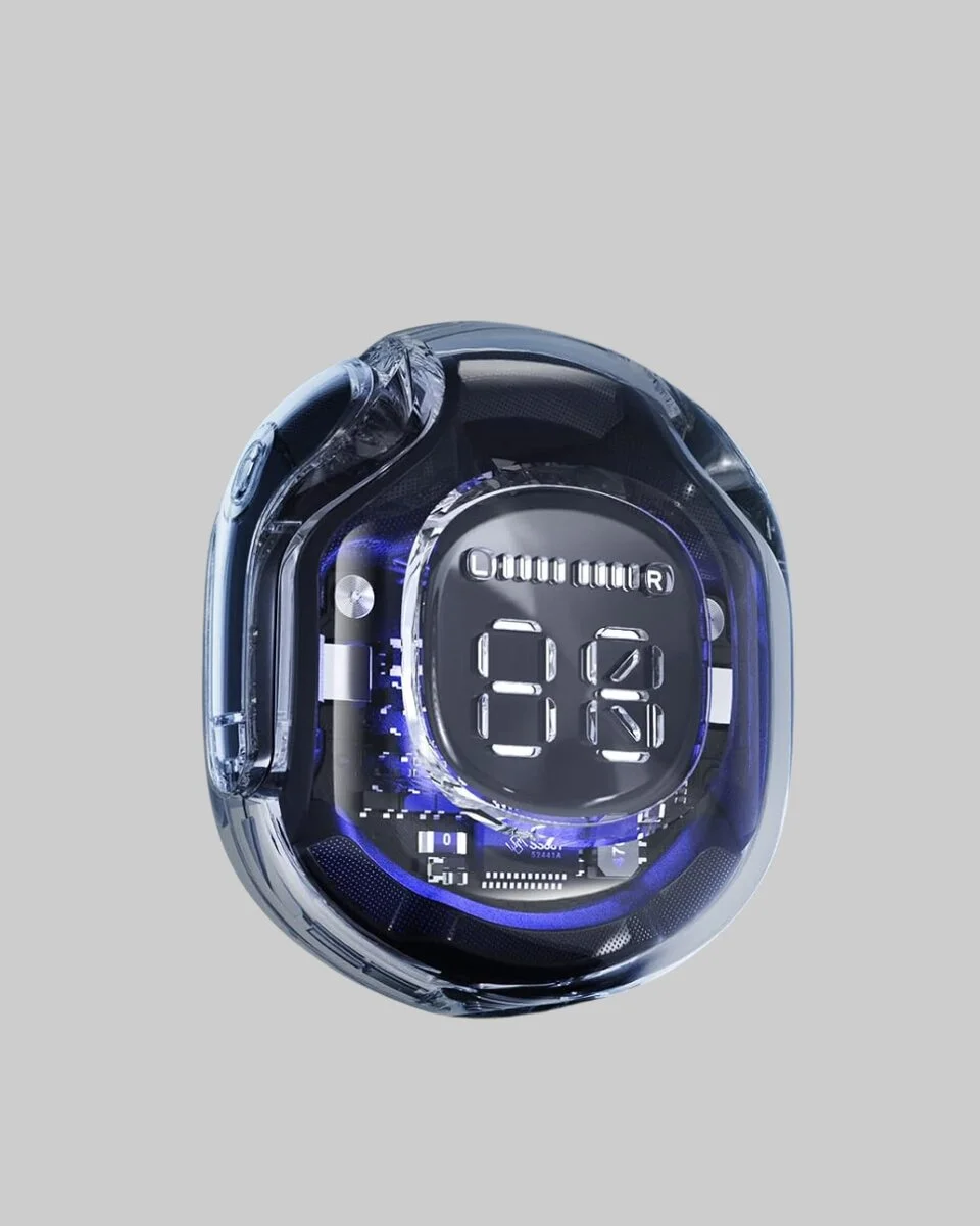 Bluetooth 5.3 Kablosuz Kulaklık HiFi Stereo ve Ekstra Bass Dijital Ekranlı