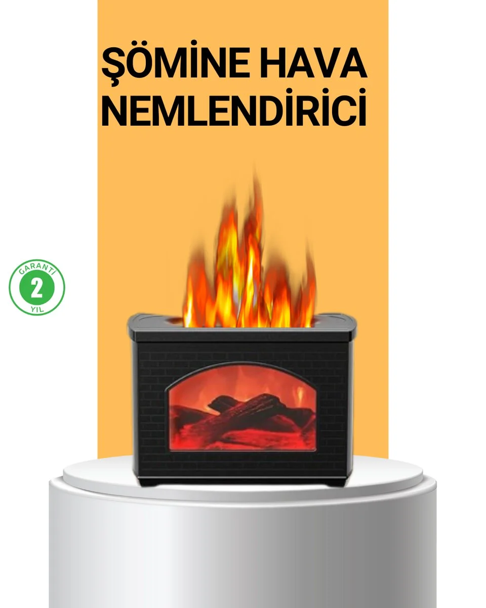 Aromaterapi Destekli Ultrasonik Nemlendirici USB Bağlantılı Sessiz Model