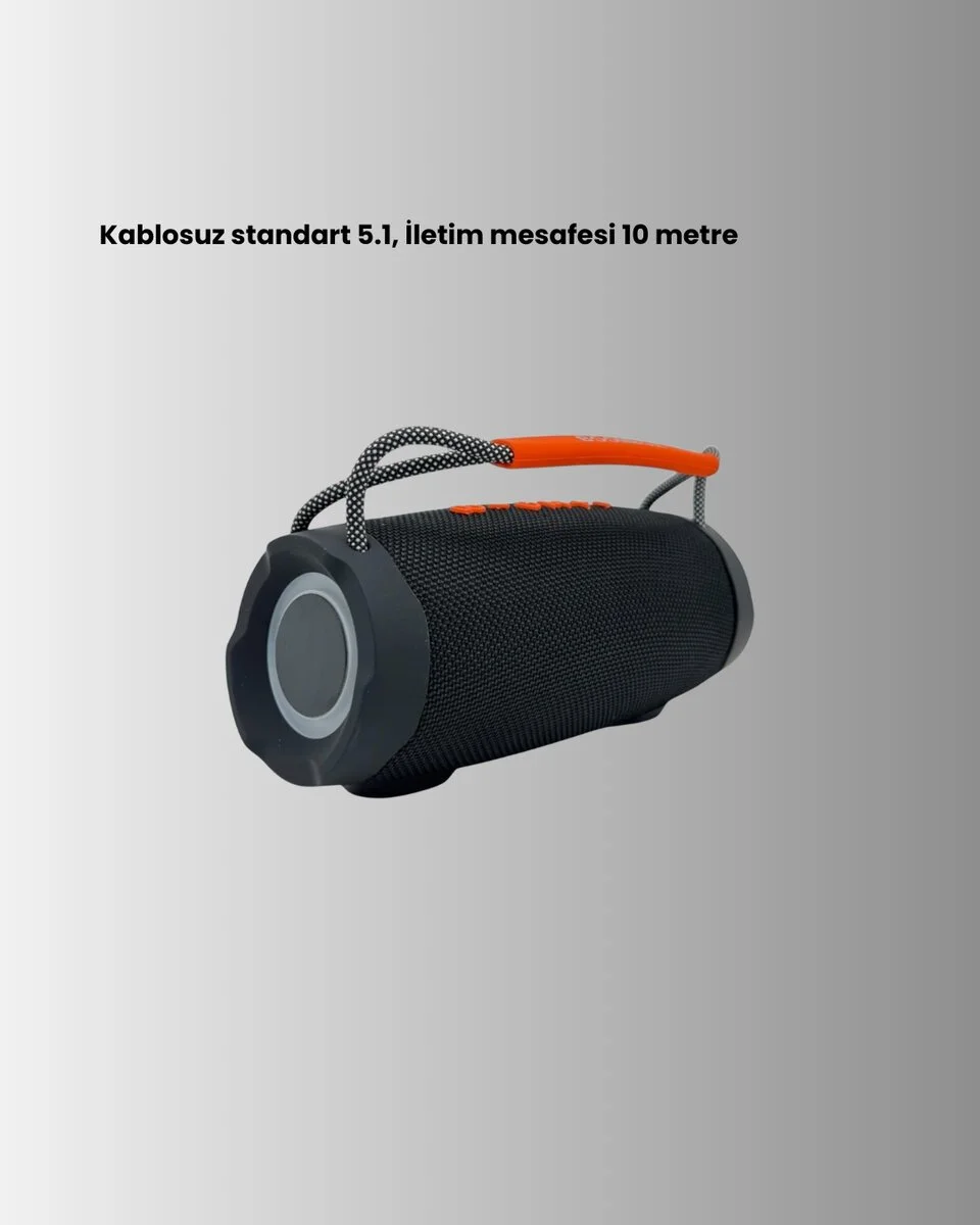 Bluetooth 5.1 Kablosuz Hoparlör Derin Bas RGB Işıklı (Kopya)