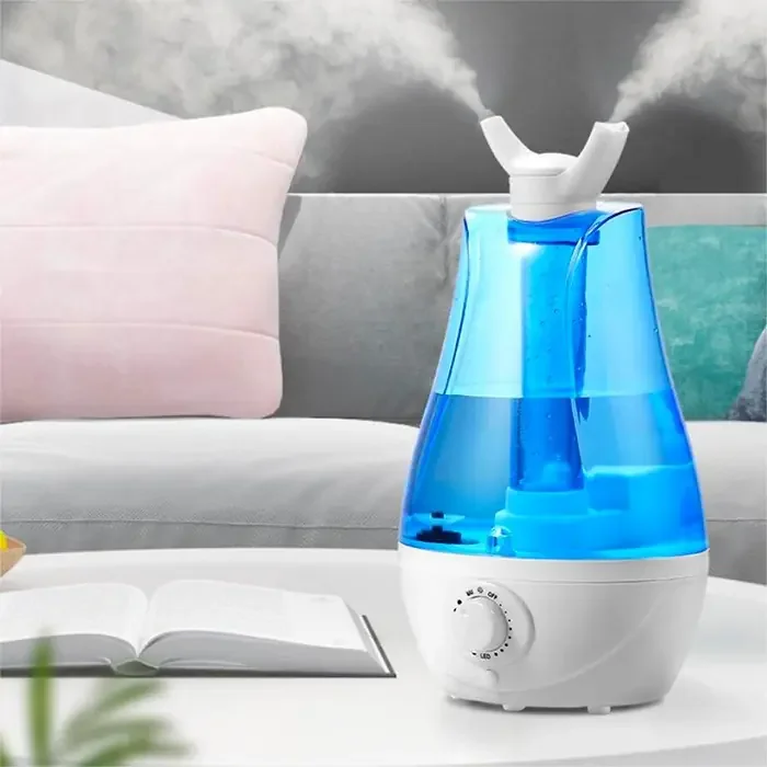 EZERE QTUM9 Çift Sprey Ultrasonik Hava Nemlendirici 3.5L KLS-204-(5775)