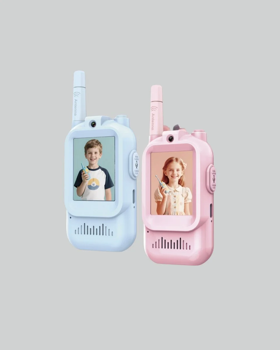 Ekranlı Walkie Talkie Oyuncağı Ses ve Görüntü Destekli