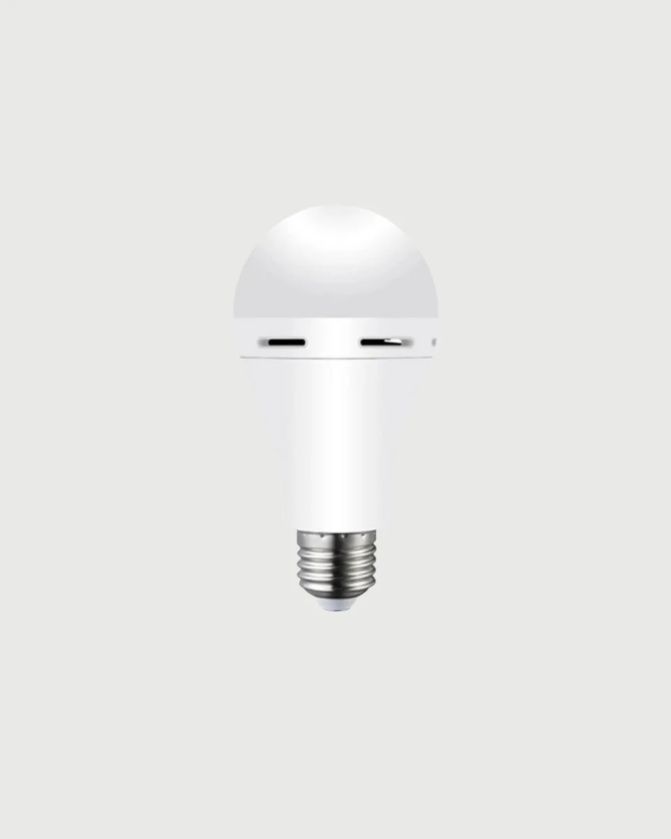 30W Şarjlı LED Ampul E27 Duy %80 Enerji Tasarruflu Soğuk Beyaz