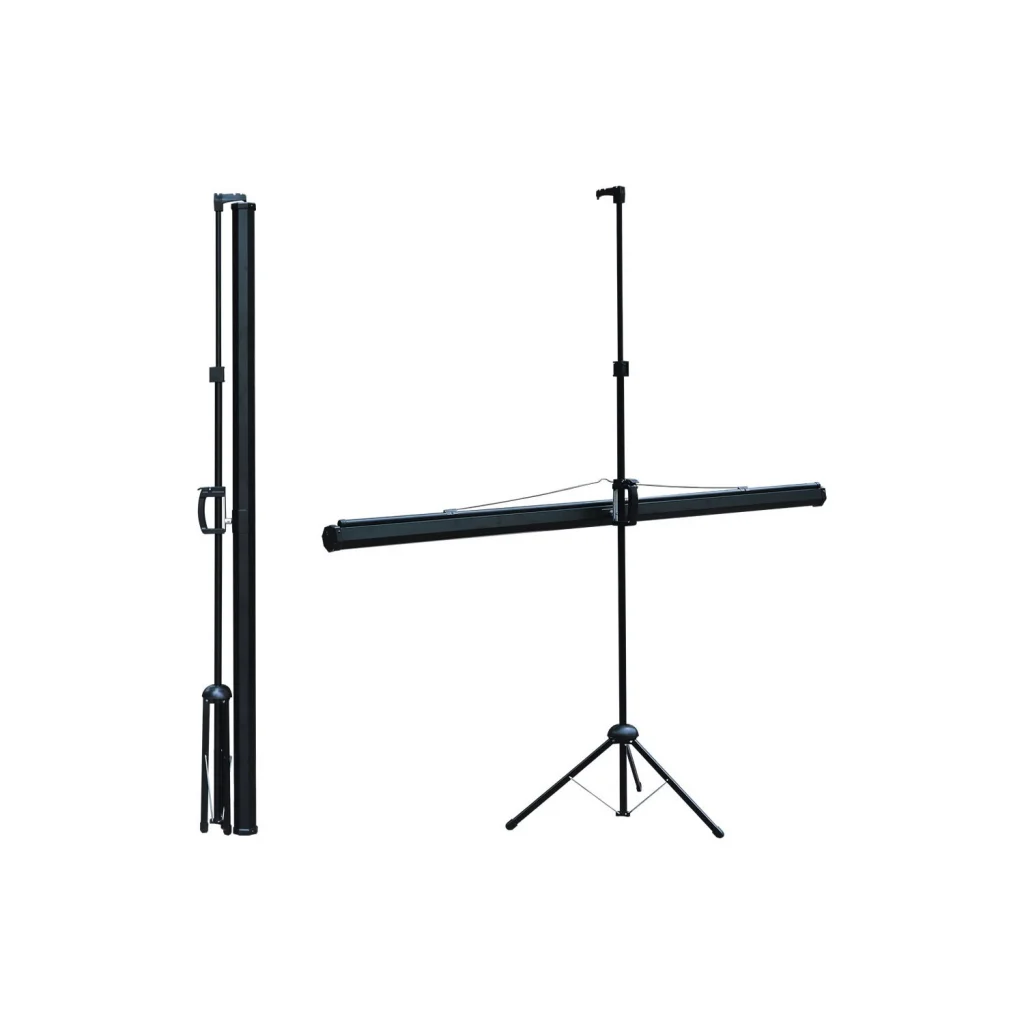 Codegen TX-20 TRIPOD PROJEKSİYON PERDESİ 200X200 (Arkası Siyah Fonlu - Taşınabilir Ayaklı Model)(1923)