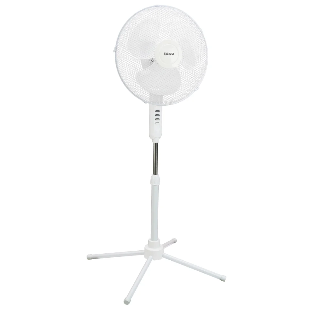 EVEREST FAN10 BEYAZ EcoWind 3 Kademeli Hız 40cm 3 Kanat Pervane ve Çerçeve 45W Otomatik Salınım Yükseklik Ayarlı Vantilatör(1923)