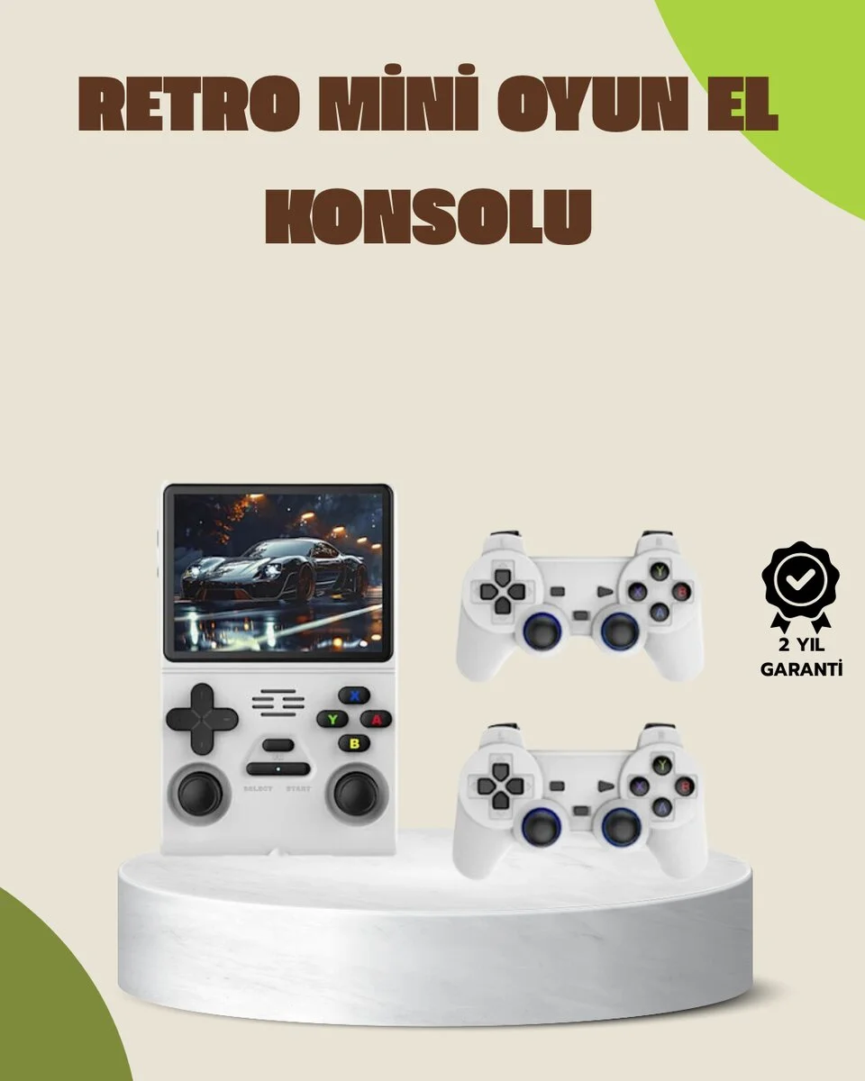 Taşınabilir El Konsolu Kablosuz Gamepadli
