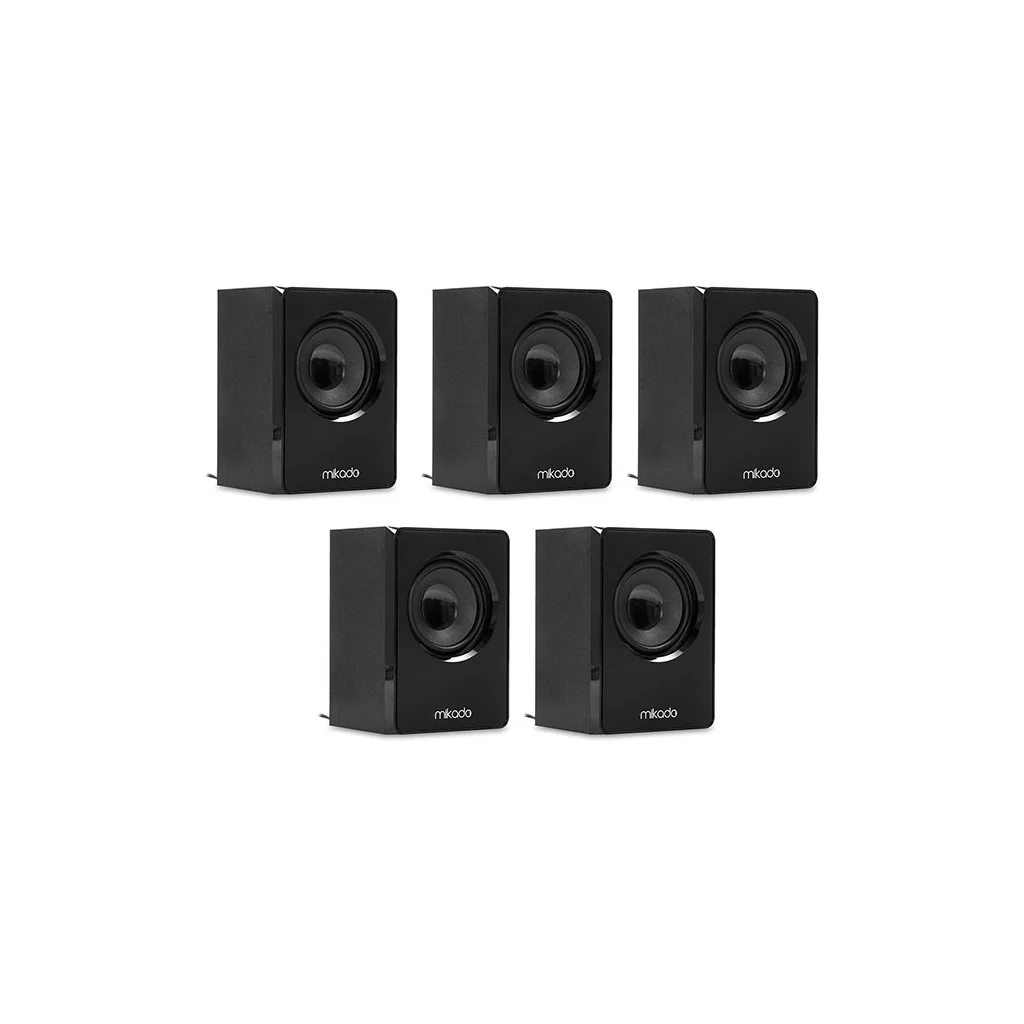 MIKADO MD-505 70W 5+1 Masaüstü FM/BT/SD/USB Siyah Kasa Speaker(1923)