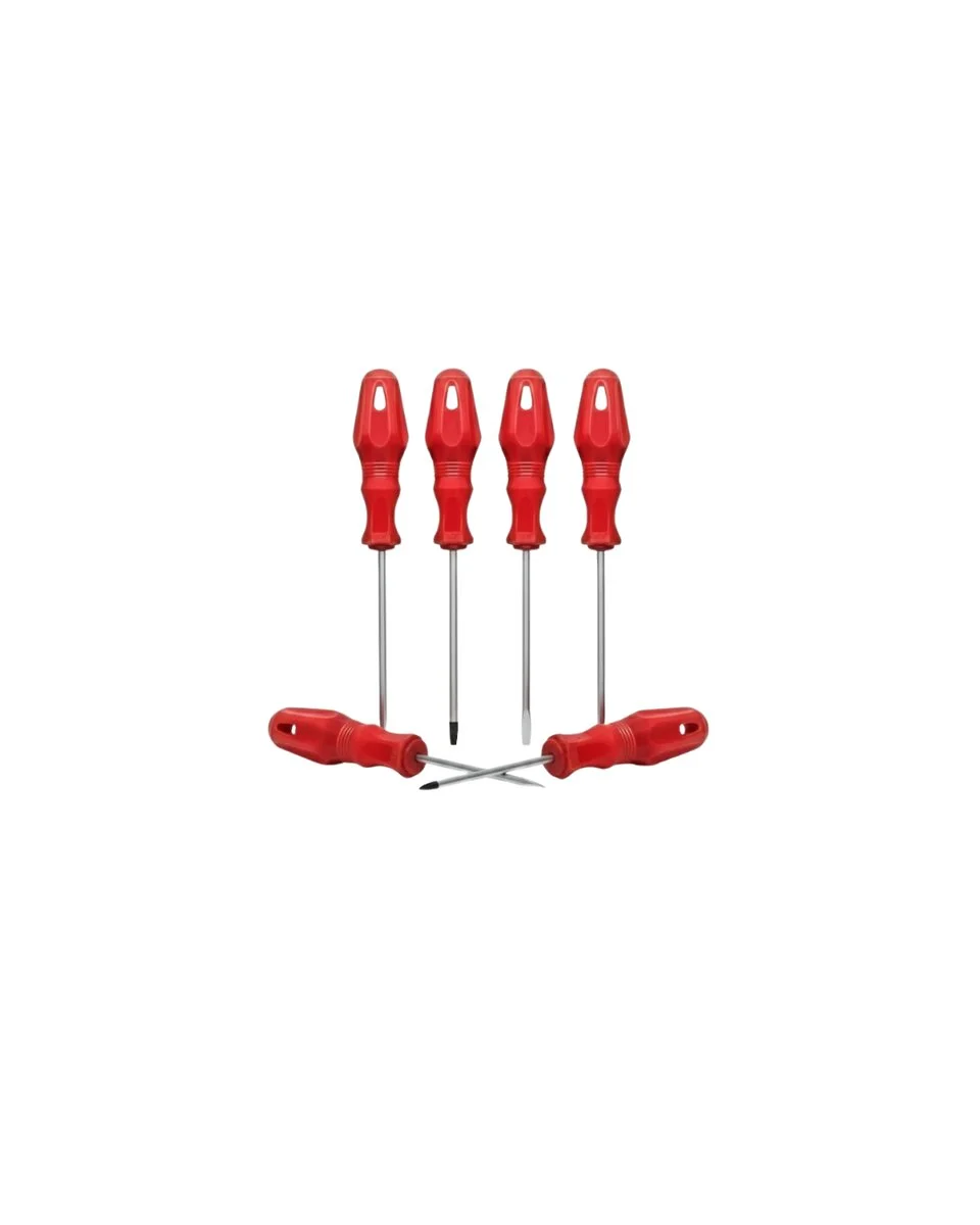 Düz ve Yıldız Başlıklı 7li Tornavida Seti Ergonomik Tutma