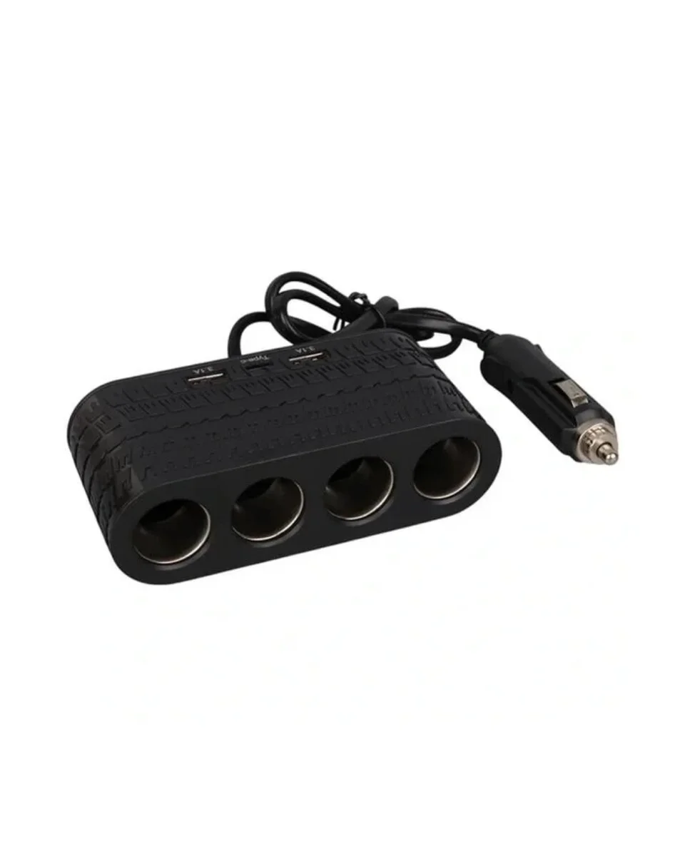 Araç İçi Güç Dağıtıcı 4 Çakmaklık 2 USB 1 Type C Şarj Ünitesi