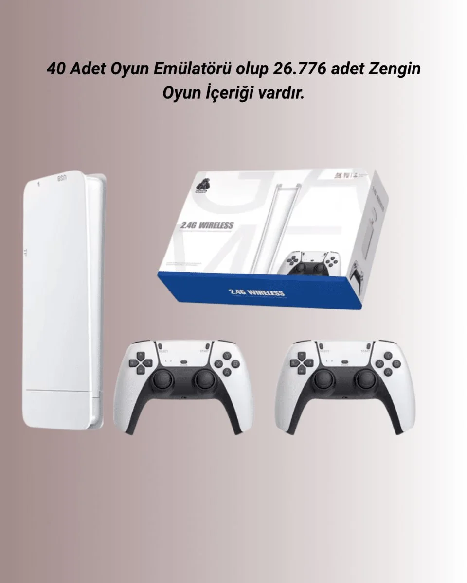 M15 Retro Konsol – 20.000 Oyunlu Çift Gamepadli 4K HDMI