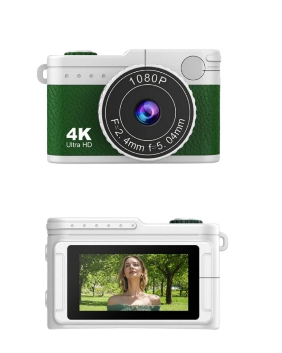Mini 4K Ultra HD Dijital Kamera 1080P Video IPS Ekran Cep Boy Taşınabilir