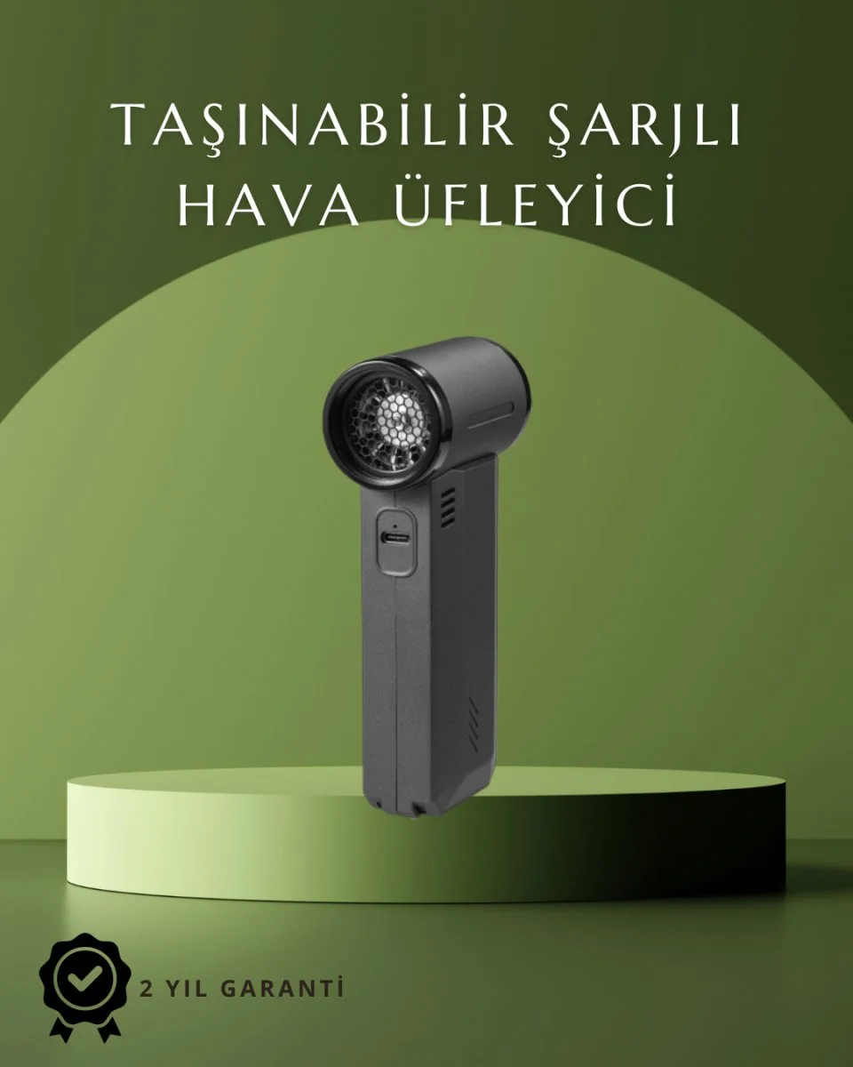 Araç İçi ve Ev İçin Güçlü Hava Üfleyici Toz Temizleme Makinesi