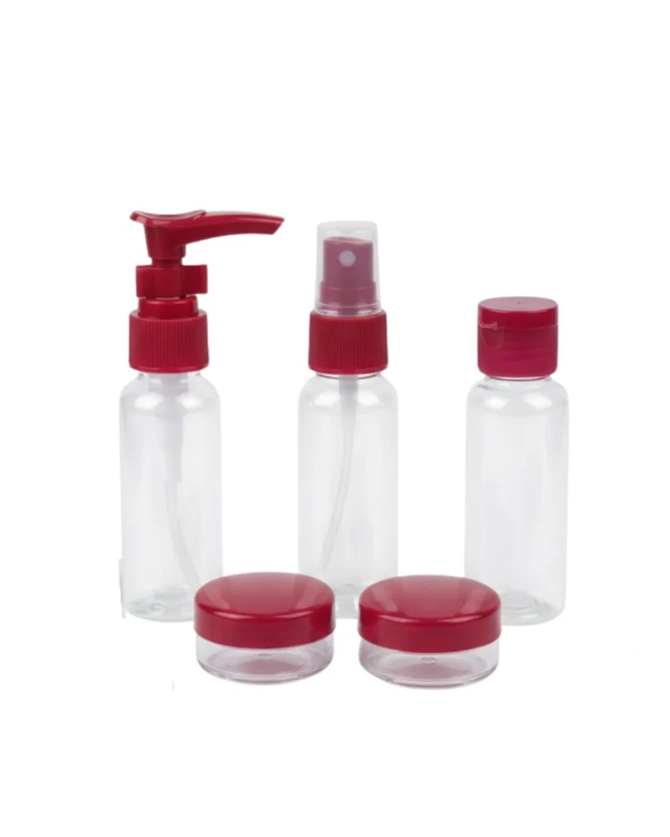 Taşınabilir 5 Parça Seyahat Kozmetik Dolum Seti 30 ml