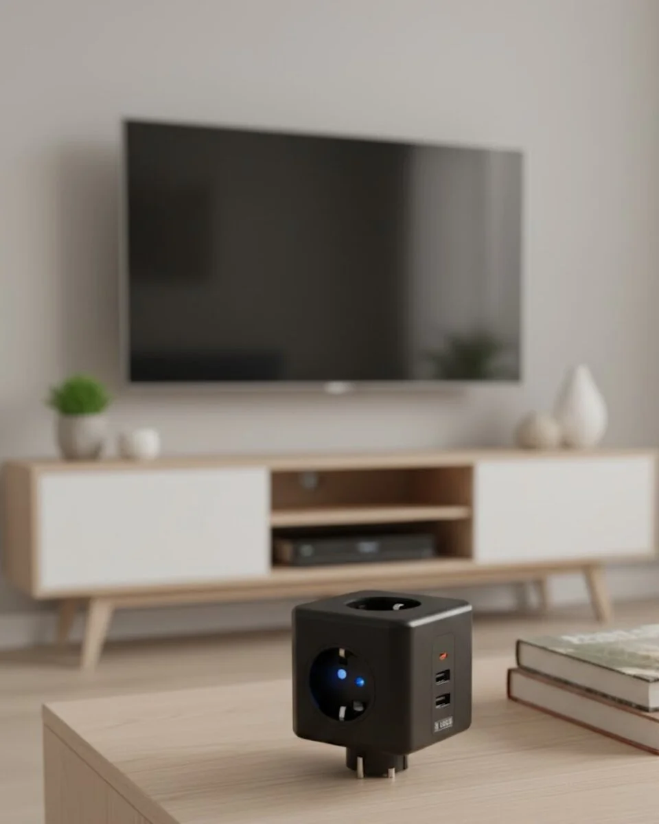 Ev ve Ofis Kullanımı İçin Akım Korumalı USB Girişli Priz