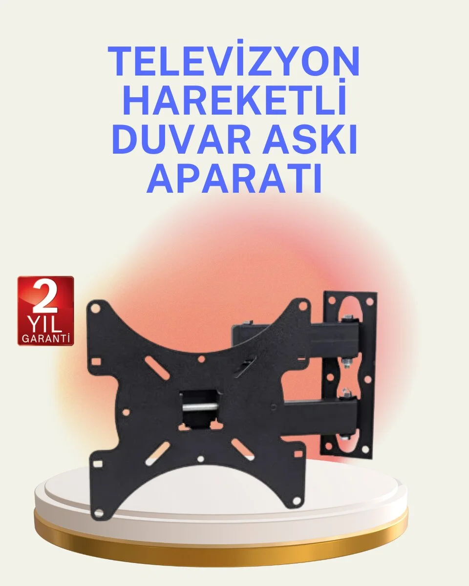 Hareketli TV Duvar Askı Aparatı 22–49 İnç Uyumlu