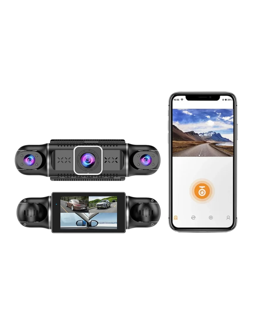 Araç İçi WiFi Destekli Full HD Kamera Geniş Açılı Gece Görüşlü