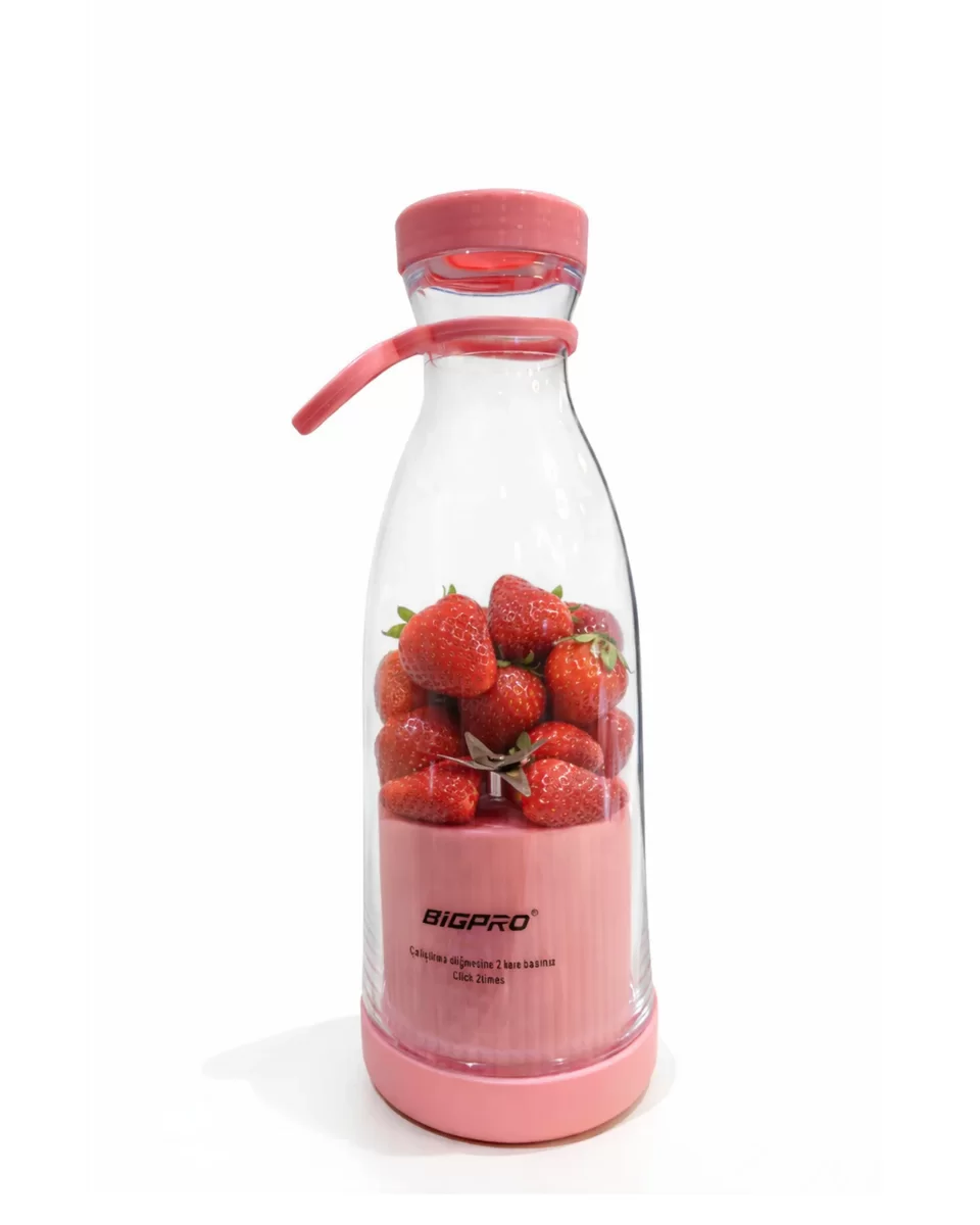 Mini Blender USB Şarjlı Smoothie Hazırlayıcı Kolay Temizlenebilir Tasarım