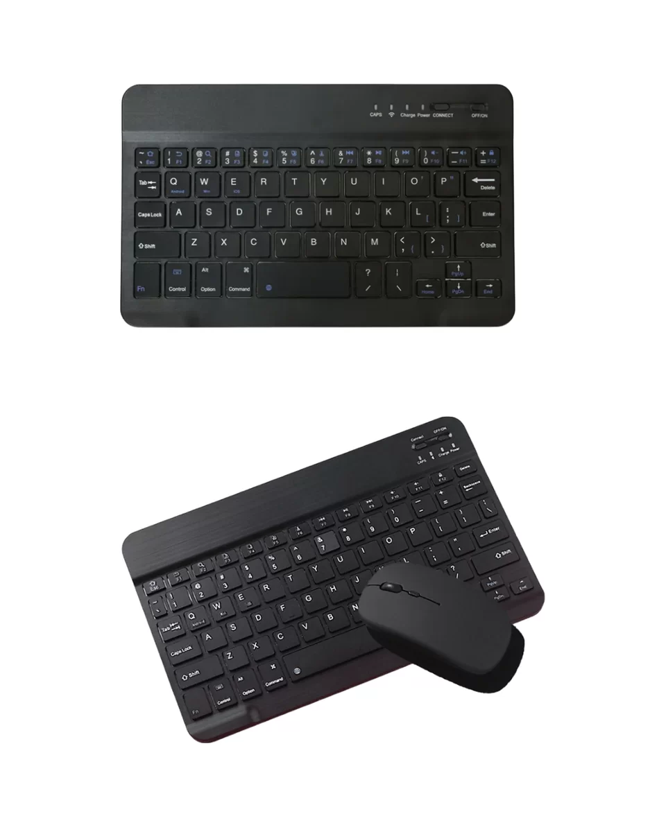 Kablosuz Klavye ve Mouse Kombosu Bluetooth Uyumlu Sessiz Set