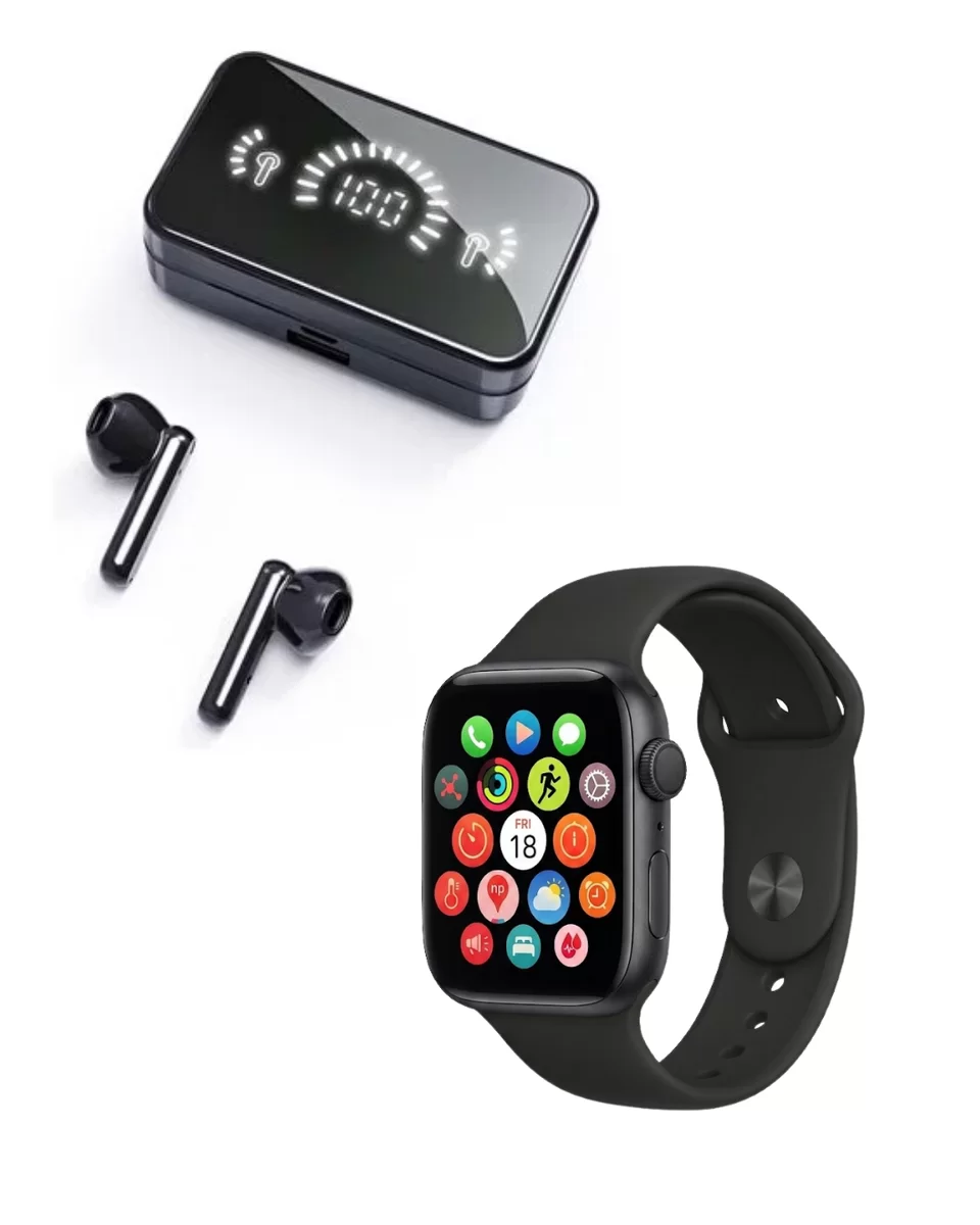 Spor ve Günlük Kullanıma Uygun Akıllı Saat ve Bluetooth Kulaklık Seti Yüksek Performans