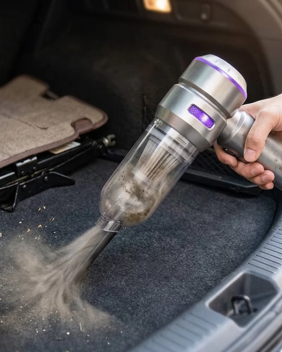 Taşınabilir Mini Süpürge Güçlü Çekim ve Kolay Kullanım