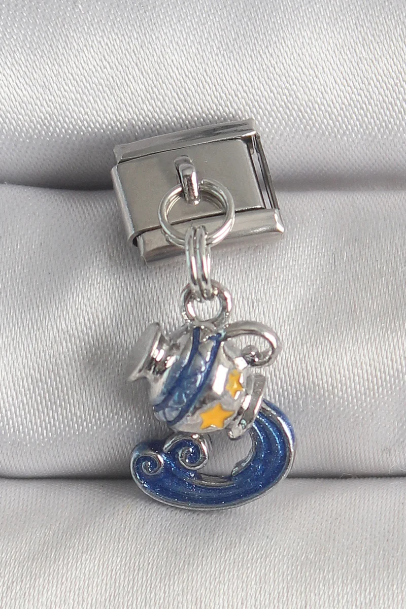 316L Çelik Gümüş Renk Sallantı Kova Burç Model Nomination Charm 5886