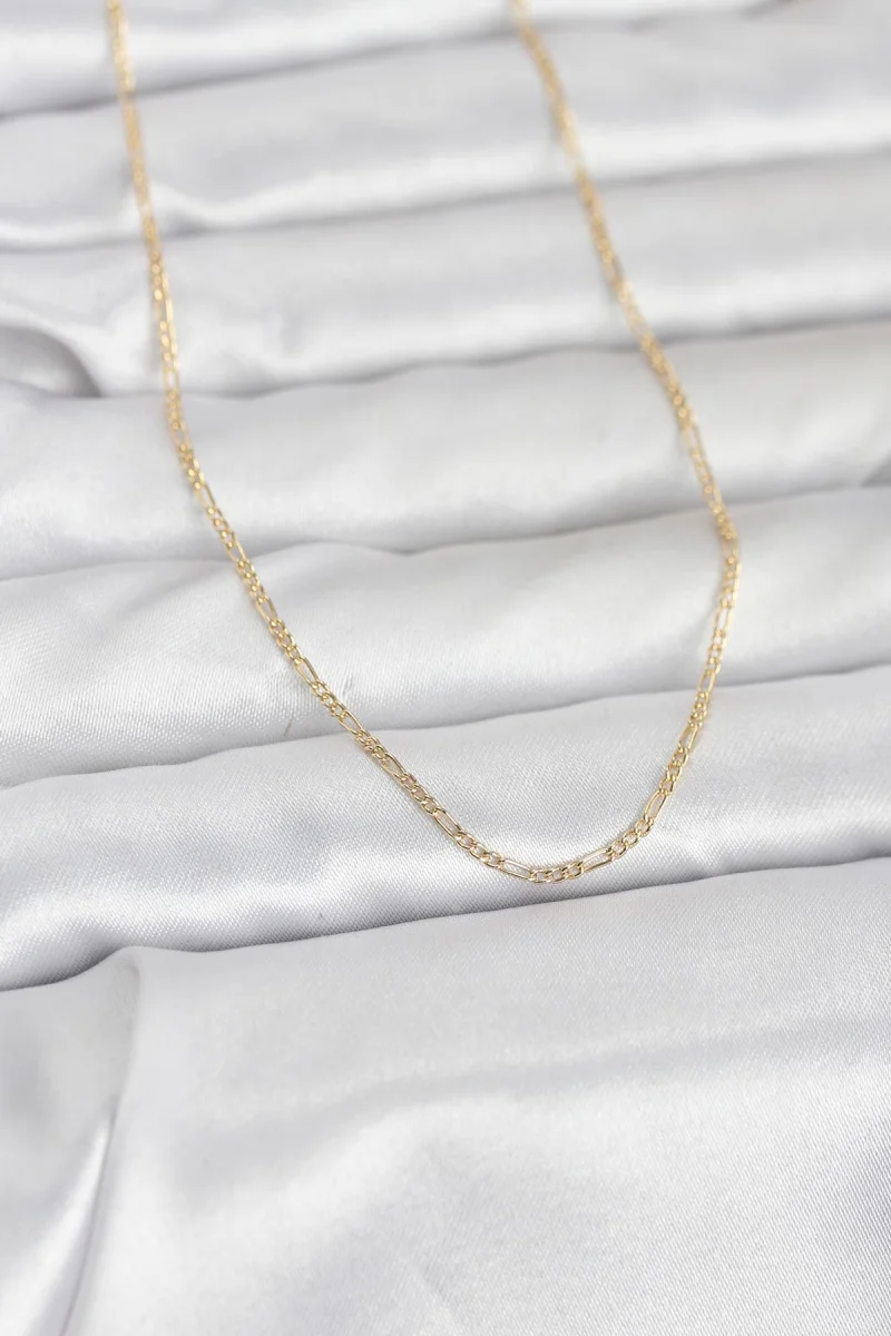 CM 14K Gold Renk 60 cm Zincirli Kadın Kolye 5886
