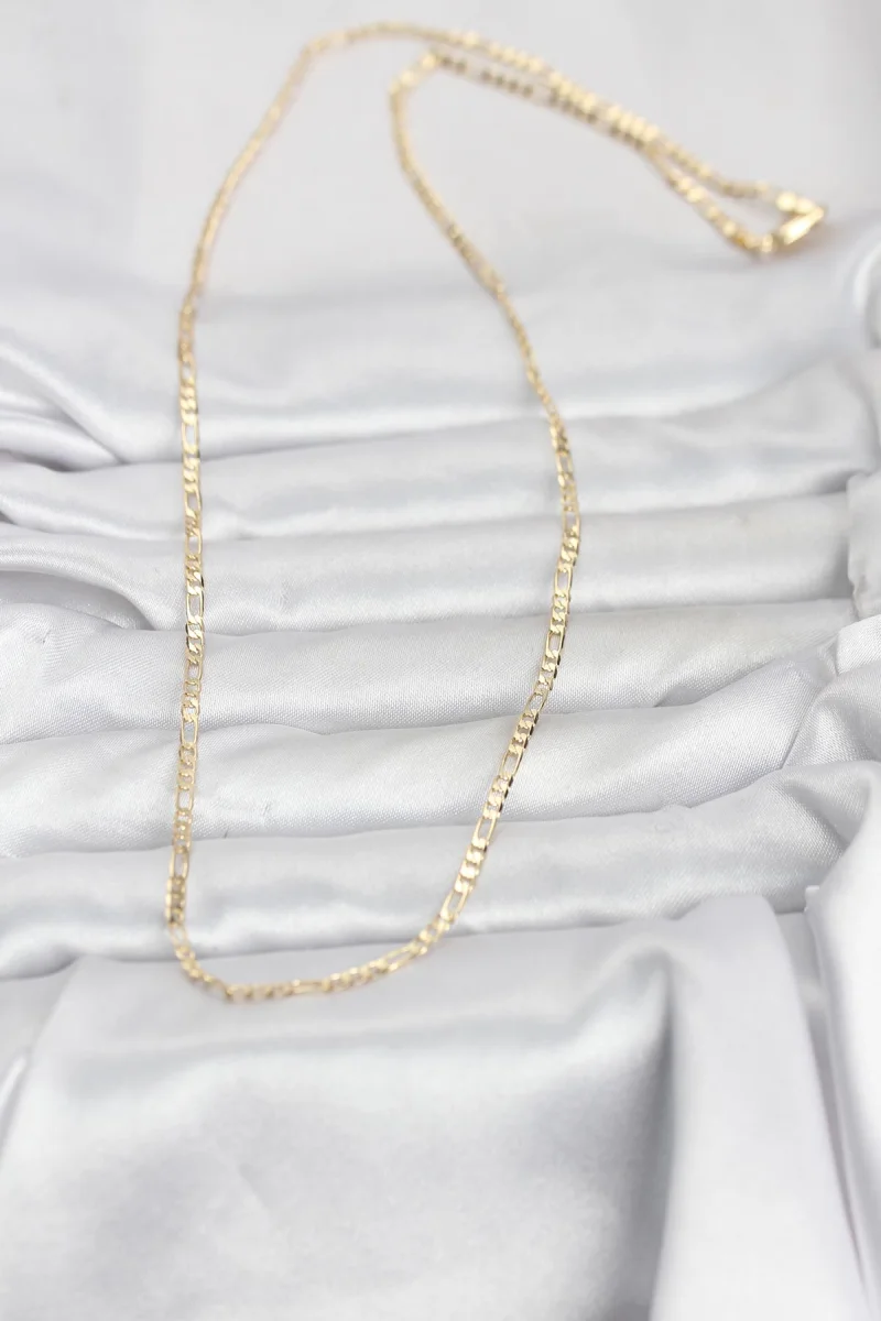 CM 14K Gold Renk İnce Kuşgözü Zincir Model 60 cm Kadın Kolye 5886