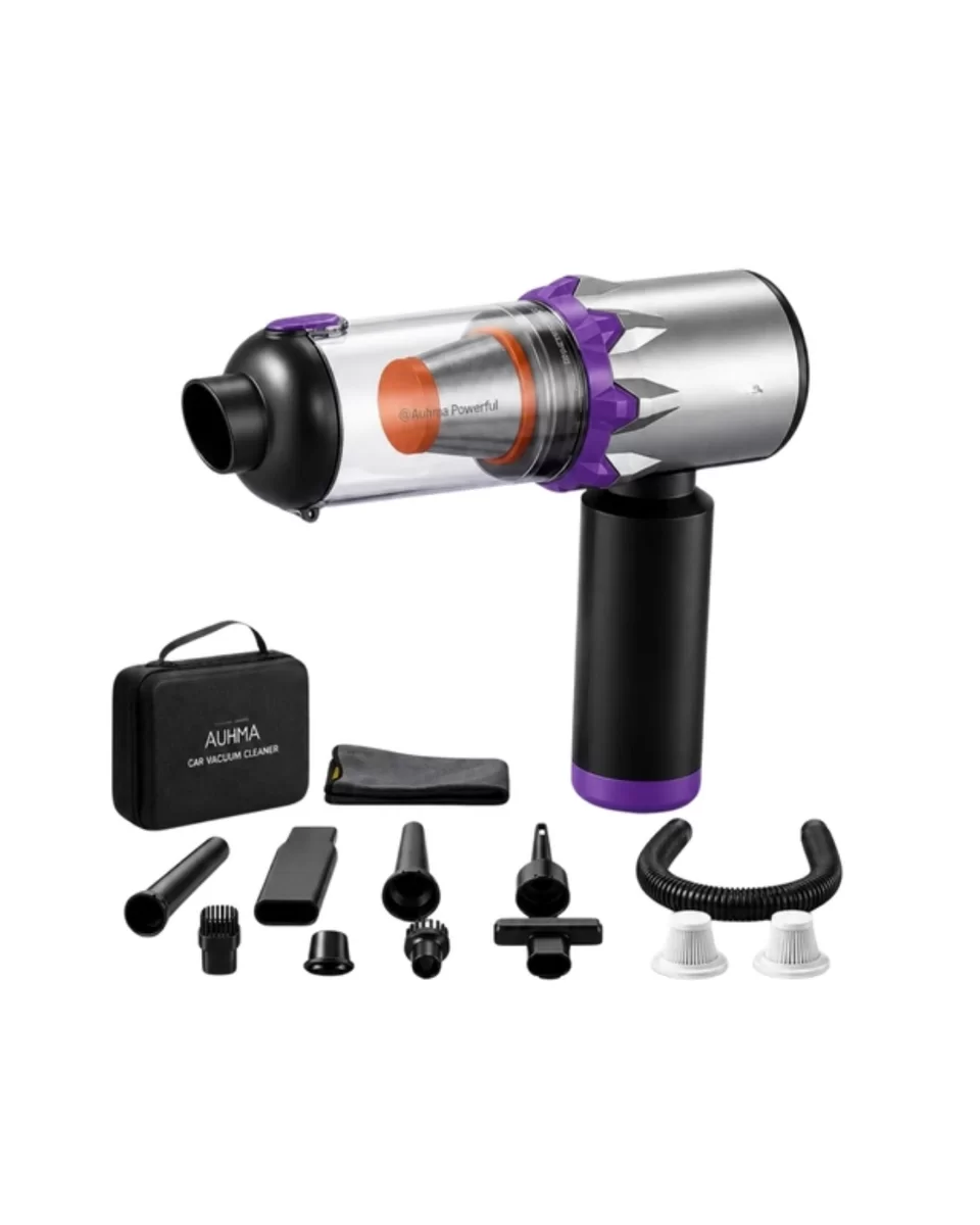 Taşınabilir Oto Süpürge 220W Turbo Güçlü Metal HEPA Filtreli Kablosuz Süpürge