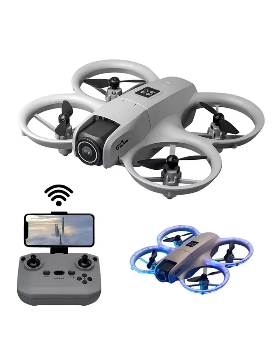 Çift Bataryalı Kameralı Mini Drone Işıklı Akıllı Uçuş Sistemi