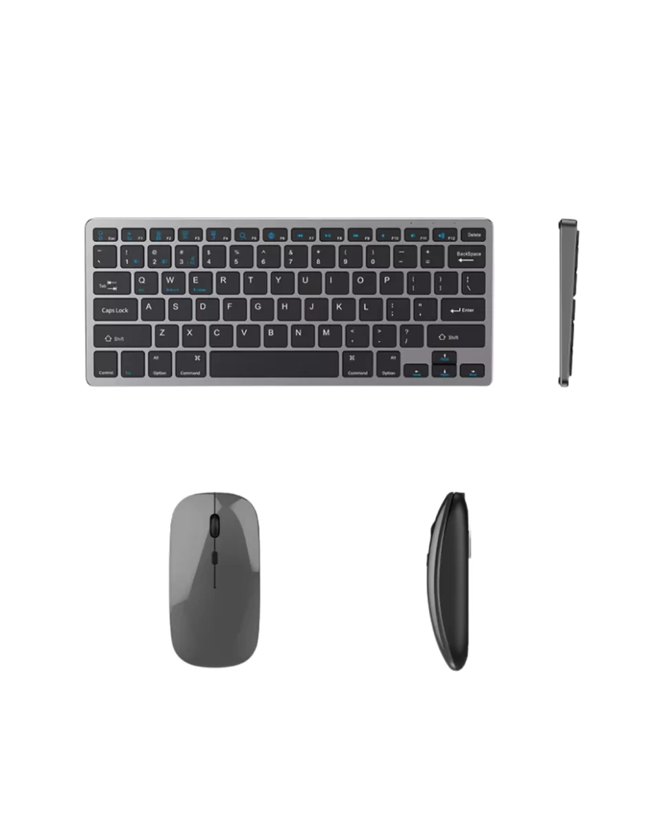 Kablosuz Bluetooth Klavye Mouse Seti Şarjlı Tablet Laptop Uyumlu