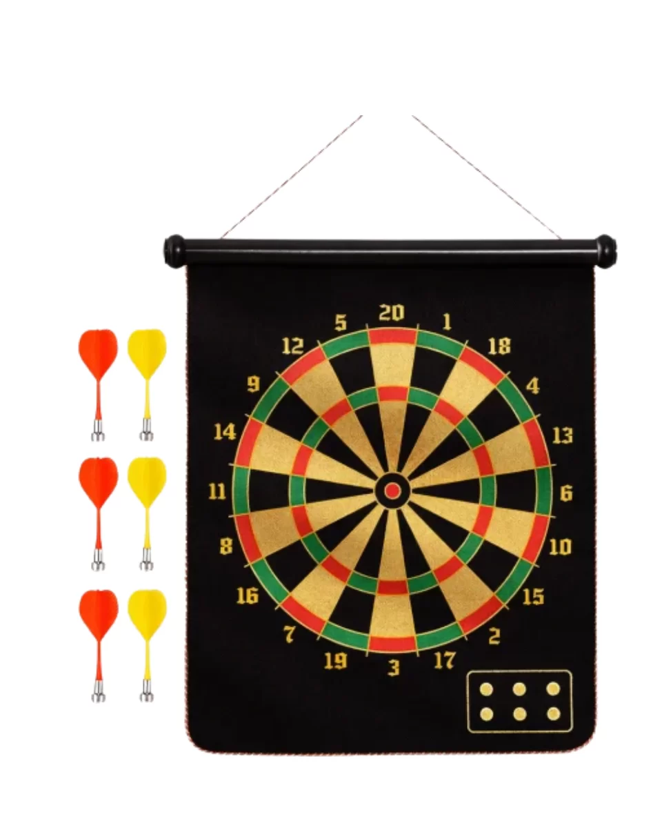 Güvenli Manyetik Dart Seti 6 Dart Oklu Eğlenceli Hedef Oyunu