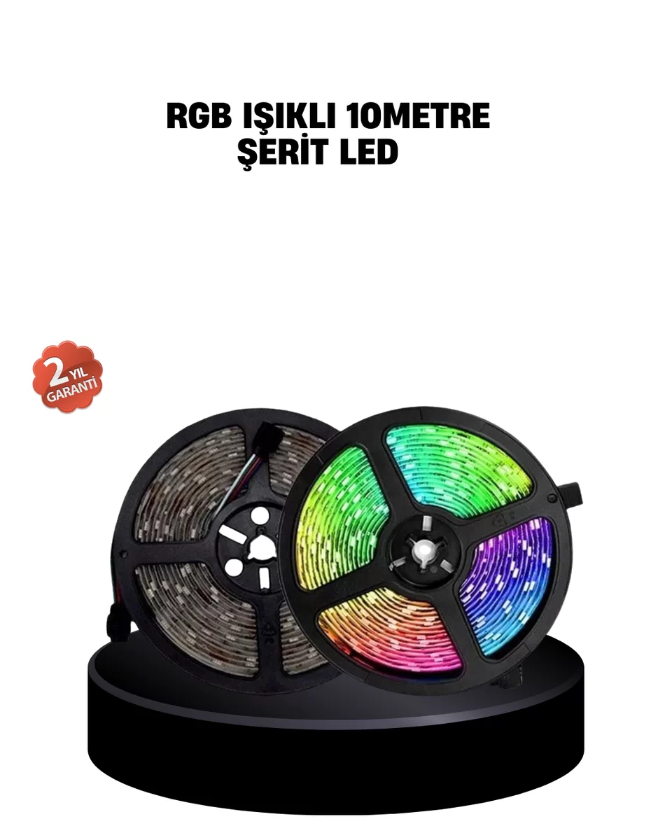 Smart Şerit LED Kumandalı USB Enerjili Suya Dayanıklı Dekoratif Aydınlatma