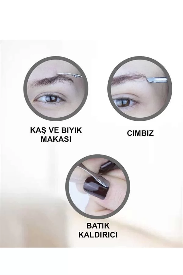 Tırnak Batığı Temizliği ve Günlük Bakım İçin 7 Parça Profesyonel Set