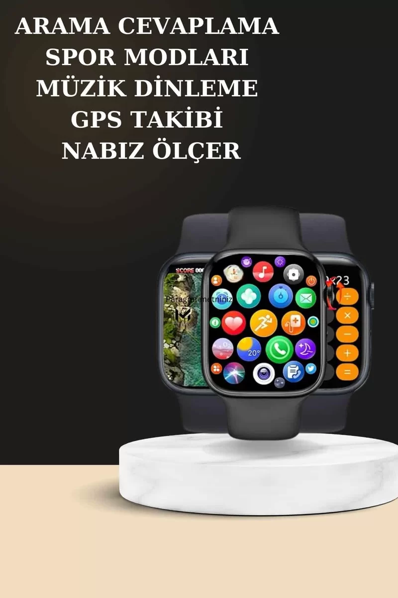 2025 Model Kablosuz Kulaklık ve Yeni Nesil Akıllı Saat Metal Kayış Plastik Kayış