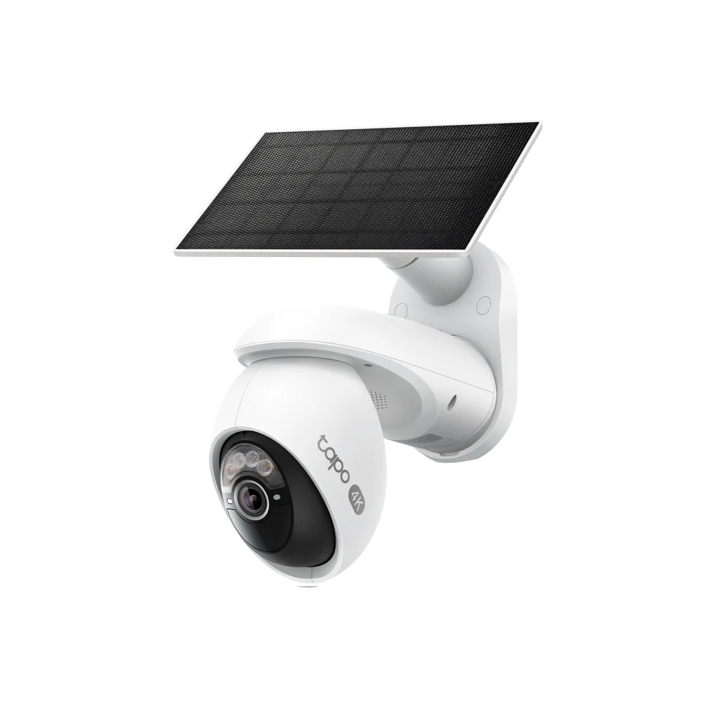 TP-LINK Tapo TC92 KIT (C660 KIT) 4K 80Mpix Dış Mekan IP65 WiFi 12Mt. Renkli Gece Görüşü İki Yönlü Ses Yapay Zeka Destekli Güneş Enerjili Güvenlik Kamerası Kiti(1923)