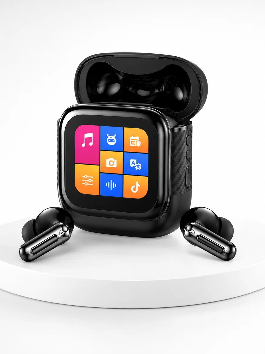 AI Destekli Dokunmatik Ekranlı Kablosuz Bluetooth Kulaklık