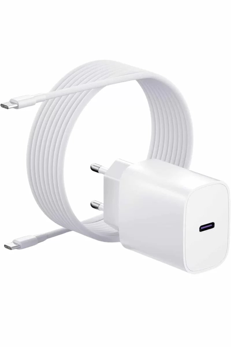 Type-C Hızlı Şarj Özellikli Cihazı USB-C Kablo Dahil