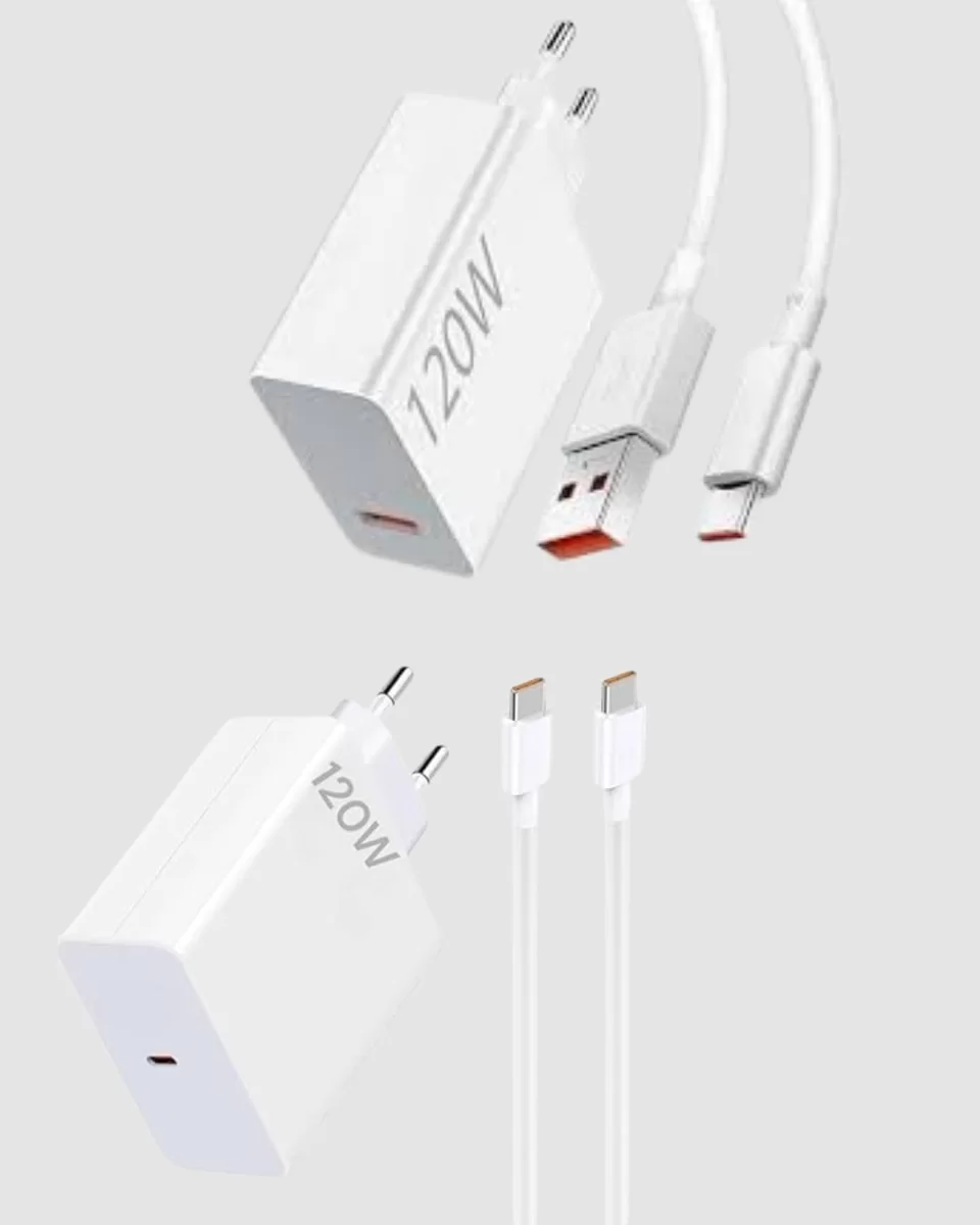 Turbo 120W Hızlı Şarj Cihazı Type-C Kablolu