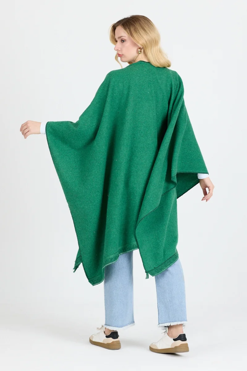 Panço - Pamuk Polyester Karışımlı Şık ve  Kaliteli Kumaş-Yeşil