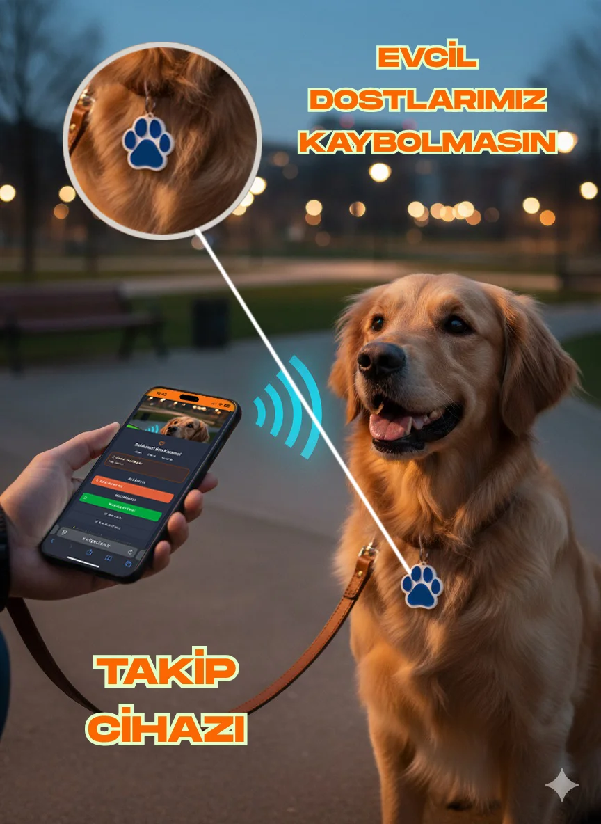 Kedi & Köpek Akıllı Takip Cihazı