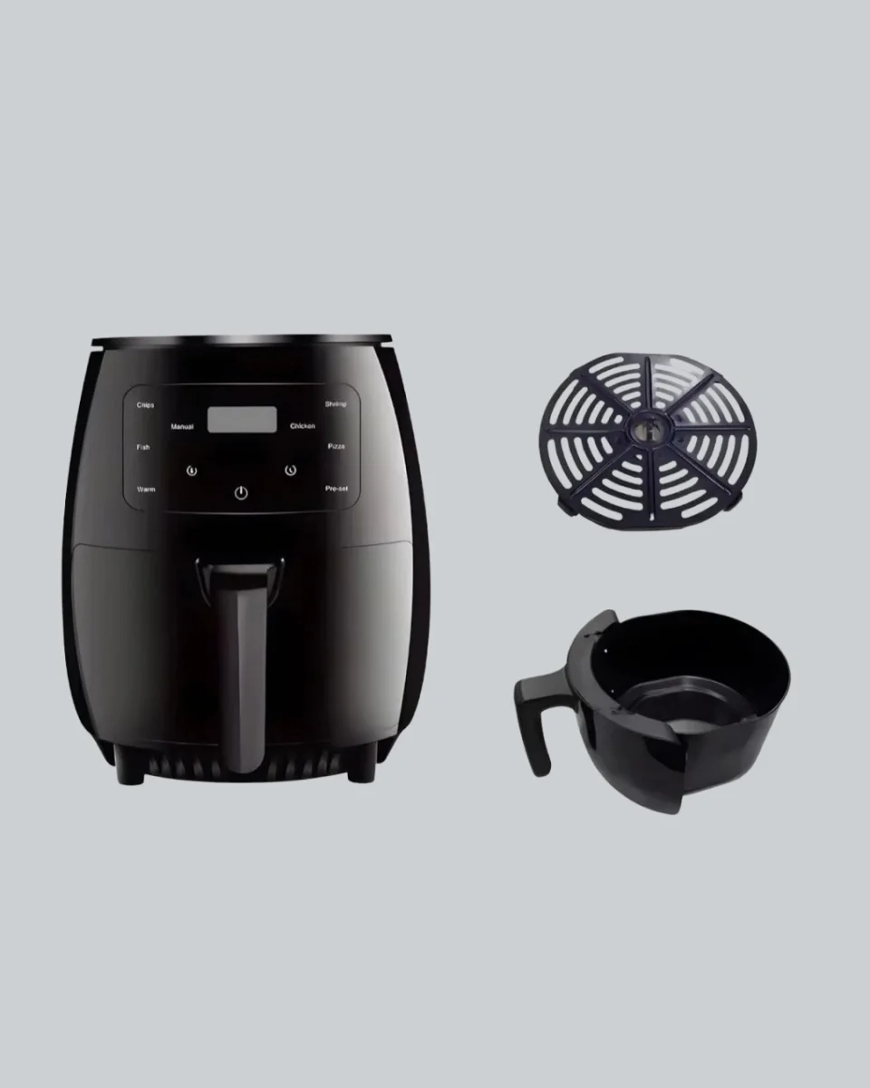 6 Litre Büyük Kapasiteli Dokunmatik Airfryer 2400W Yağsız Fritöz